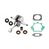 Piston Needle Cage Viton Oil Seal Crankshaft 6201 Grooved Bearing Set of Gasket For Stihl FS120 FS200 FS250 Brush Cutter