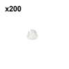 Bulk 200pcs Primer Bulb Zama 0057003 For Stihl Shindaiwa Echo Homelite Robin Carburetor Outside D:18MM Flange D:21.6MM