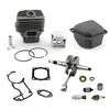 Oil Seal Crankshaft Cylinder Piston Kit Muffler Gaskets Fuel Filter Decompression Valve Spark Plug Piston Needle Cage For Stihl MS660 066 Chainsaw