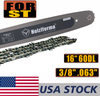 US STOCK - Holzfforma® 16'' Guide Bar &Saw Chain Combo 3/8'' .063'' 60DL For Stihl Chainsaw MS361 MS362 MS380 MS390 MS440 MS441 MS460 MS461 MS660 MS661 MS650 2-4 Days Delivery Time Fast Shipping