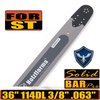 Holzfforma® Pro 36inch 3/8 .063 114DL Solid Guide Bar For Many Stihl Chainsaws like Stihl MS361 MS362 MS380 MS390 MS440 MS441 MS460 MS461 MS660 MS661 MS650 066 064