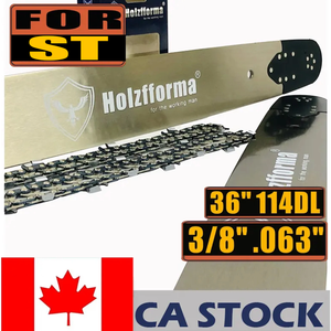  CA STOCK - Holzfforma® 36 Inch 3/8 .063 114DL Bar Chain Combo For Stihl MS440 MS441 MS460 MS461 MS660 MS661 MS650 066 065 064 Chainsaw