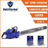 105cc Holzfforma G070 Chainsaw Power Head 48" Bar Standard Ripping Skip Chain