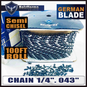 1/4".043" 100FT 2400DL Roll Saw chain With 40 Sets Matched Connecting links and 25 Boxes