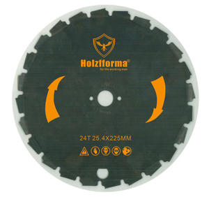 24T Trimmer Blade Inner Dia: 25.4mm Outer Dia: 225mm Thickness: 2.0mm For Husqvarna Brushcutters OEM#597 46 89-01