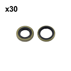 Holzfforma 30PCS FarmerBoss™ Oil Seal Set (Viton Rubber) 15*26*4 18.4*26.5*3.6 For HUS 362 365 371 372 Chainsaw #503 26 03-01,505 27 57-19