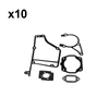 Holzfforma 10PCS Gasket Set For ST TS400 Concrete Cut Off Saw #4223 141 0300