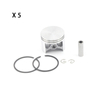 Holzfforma 5PCS Piston Kit with Bore 48mm For ST MS360 Chainsaw #1125 030 2001