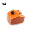 Holzfforma 4PCS Air Filter Cover For ST MS660 066 Chainsaw #1122 140 1002