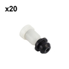 Holzfforma 20PCS Tank Vent WT Grommet For ST MS660 066 Chainsaw #0000 350 5802,1122 353 9200