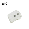 Holzfforma 10PCS Air Filter Felt For ST MS380 038 MS381 Chainsaw #1119 120 1607