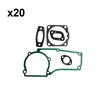 Holzfforma 20PCS Gasket Kit For HUS 395 Chainsaw #503 47 17-01,503 46 56-01,503 92 07-01