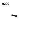 Bulk 200Pcs Spline Screw -T27 Torx 6MM 25MM IS-M6X25 OEM # 9022 371 1350