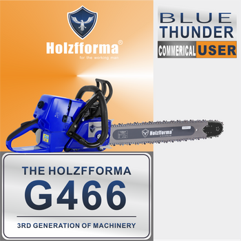 76.5cc Holzfforma® Blue Thunder G466 Gasoline Chain Saw Power Head