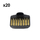 Holzfforma 20PCS Air Filter For HUS 362 365 Chainsaw #503 81 45-03