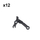 Holzfforma 12PCS Brake Level For ST MS260 MS240 026 024 Chainsaw #1121 160 5000
