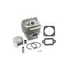 Cylinder Piston Kit with Bore 48mm with Decom. Cylinder Gasket Muffler Gasket Piston Needle Cage For Stihl MS360 MS340 Chainsaw