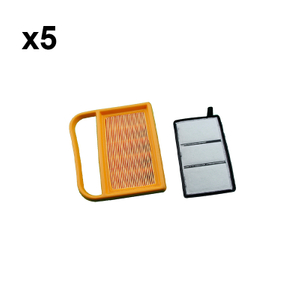 Holzfforma 5PCS Air Filter Kit For ST TS410 TS420 Concrete Cut Off Saw #4238 140 4403,4238 141 0300,4238 140 1800