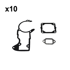 Holzfforma 10PCS Crankcase Gasket Cylinder Gasket Muffler Gasket For ST MS460 Chainsaw #1128 029 0502,1128 029 2304,1125 149 0601