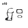 Holzfforma 10PCS Crankcase Gasket Cylinder Gasket Muffler Gasket For ST MS460 Chainsaw #1128 029 0502,1128 029 2304,1125 149 0601