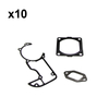 Holzfforma 10PCS Crankcase Gasket Cylinder Gasket Muffler Gasket For ST MS660 066 Chainsaw #1122 029 0507,1122 029 2301,1125 149 0601