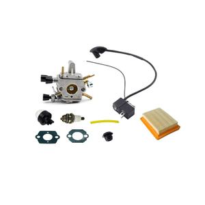 Carburetor Ignition Coil Air Filter L7TC Spark Plug Grommet Carburetor Gasket Primer Bulb Fuel Pump Hose For Stihl FS120 FS200 FS250 Brush Cutter