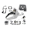 Holzfforma Rear Handle Gas Fuel Tank Housing Ass. Fuel Oil Line Filter Gasket Set NGK Spark Plug Air Filter Base Combo For ST MS460 046