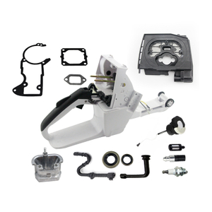 Holzfforma Rear Handle Gas Fuel Tank Housing Ass. Fuel Oil Line Filter Gasket Set NGK Spark Plug Air Filter Base Combo For ST MS460 046