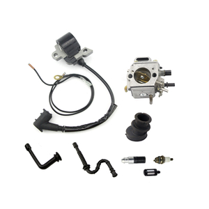 Carburetor Z. Ignition Coil Spark Plug Fuel Line Hose Fuel Filter Oil Line Oil Filter Intake Manifold For MS290 MS390 029 039 Chainsaw Spare Parts