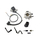 Carburetor Z. Ignition Coil Spark Plug Fuel Line Hose Fuel Filter Oil Line Oil Filter Intake Manifold For MS290 MS390 029 039 Chainsaw Spare Parts