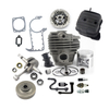 47mm Cylinder Piston Kit With Crankshaft Muffler Full Gasket Set Dual Bearings Oil Seals Clutch & Clutch Cover 3/8"-7 Chain Sprocket Complete Repair Spare Parts For ST MS361