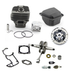 Oil Seal Crankshaft Cylinder Piston Kit Clutch Muffler Gaskets Decompression Valve Spark Plug Fuel Filter Piston Needle Cage For Stihl MS660 066 Chainsaw
