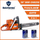 Holzfforma 71CC G372 Gas Chainsaw Power Head With 28" Guide Bar Standard Ripping Skip Chain For Hus 372XP