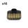 Holzfforma 10PCS Air Filter For HUS 362 365 Chainsaw #503 81 45-03