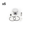 5PCS 49mm Cylinder Kit Piston Needle Cage Chainsaw Replacement Parts For Stihl MS390 Chainsaw
