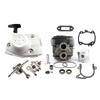 Cylinder Piston Kit 50 Bore Crankshaft Oil Seal Crankcase Muffler Cylinder Gaskets Spark Plug Carburetor Recoil Starter For TS410 Concrete Saw