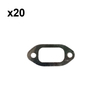 Holzfforma 20PCS Muffler Gasket For HUS 61 268 272 Chainsaw #503 40 54-01