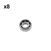 Holzfforma 8PCS FarmerBoss™ 6202x8 Grooved Ball Bearing 15*35*13 For ST MS260 026 028 MS360 MS340 036 034 MS361 MS440 044 MS460 046 Chainsaw #9523 003 4260