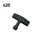 Farmertec 20PCS Starter Grip For HUS 345 346 350 351 353 362 365 371 372 395 #503 54 39-01