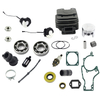 Holzfforma 52mm Cylinder Piston Kit Muffler Crankcase Gasket Fuel Oil Cap Line Filter Intake Manifold Combo For ST MS380 038