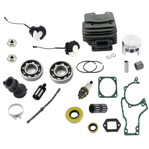 Holzfforma 52mm Cylinder Piston Kit Muffler Crankcase Gasket Fuel Oil Cap Line Filter Intake Manifold Combo For ST MS380 038