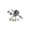 Crankshaft With Oil Seal 6202x8 Grooved Ball Bearing 15*35*13mm E-clip Washer Ø 27 mm For MS360 MS340 036 034