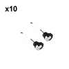 10 Pcs Fuel Tank Cap & 10 Pcs Oil Tank Cap For MS260 MS240 026 024 MS290 MS390 029 039 MS250 MS361 MS460 MS880 
