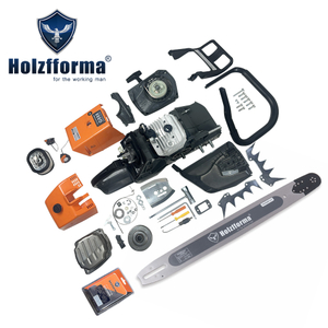 Holzfforma 122CC G888 Gasoline Chain Saw Power Head With 42inch Chain And Bar Already Tested All parts are For MS880 088 Chainsaw Covers Muffler and Air Filter not Assembled For US Customers