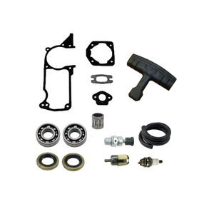 Gasket Set Oil Seal Set 6202 Grooved Ball Bearing Fuel Line Fuel Filter Decompression Valve Spark Plug Starter Grip Piston Needle Bearing For Husqvarna 55 Chainsaw